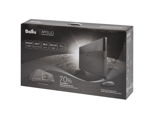 Конвектор электрический Ballu Apollo digital INVERTER Space Black BEC/ATI-2002