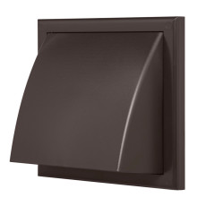 Вывод стенной Дубль с обратным клапаном 175х175 с выходом 100 МВ 102 ВК кор.