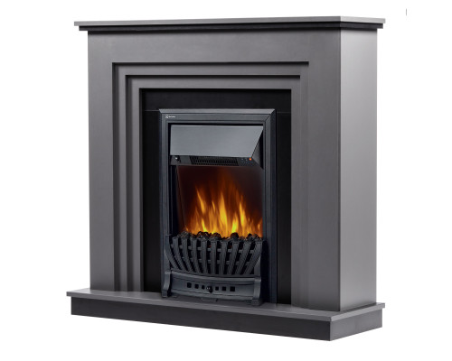 Каминокомплект:Очаг Electrolux Classic EFP/P-1020LS, портал Grado Classic графит, черный