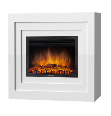 Каминокомплект:Очаг Electrolux EFP/P-2520LS с порталом Cubo 25 белый