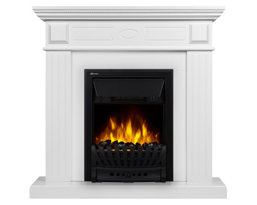 Каминокомплект: Очаг Electrolux Classic EFP/P-1020LS, портал Bianco Classic белый