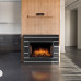 Каминокомплект: Очаг Electrolux EFP/P-2520LS N, портал Moderno 25 шпон черный дуб