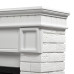 Каминокомплект: Очаг Electrolux 2720RLS N, портал Bricks 25 белая эмаль