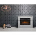Каминокомплект: Очаг Electrolux 2720RLS N, портал Moderno 25 шпон белый дуб