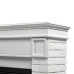 Каминокомплект: Очаг Electrolux EFP/P-3020LS N, портал Bricks 30 камень белый, белая эмаль