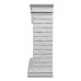 Каминокомплект: Очаг Electrolux EFP/P-3020LS N, портал Bricks 30 камень белый, белая эмаль