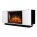 Каминокомплект: Очаг Electrolux EFP/P-3020LS N, портал Como 30 белый, черный, р/в