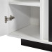 Каминокомплект: Очаг Electrolux EFP/P-3020LS N, портал Como 30 белый, черный, р/в