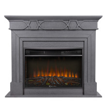 Каминокомплект: Очаг Electrolux EFP/P-3320LS N, портал Antico 30 серый