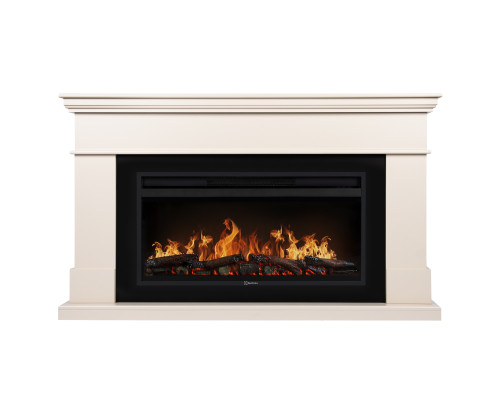 Каминокомплект: Очаг Electrolux EFP/P-3620LS, портал California 42/40/36, молочный