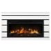 Каминокомплект: Очаг Electrolux EFP/P-3620LS, портал Moderno 36 белый, черный, р/в