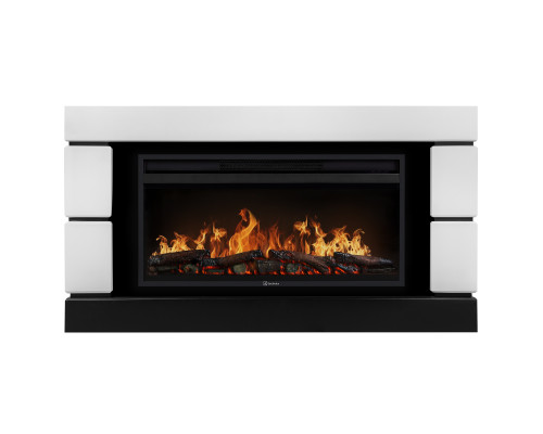 Каминокомплект: Очаг Electrolux EFP/P-3620LS, портал Moderno 42/40/36, белый