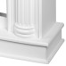 Каминокомплект: Очаг Electrolux EFP/P-3620LS, портал Olympia 42/40/36, белый