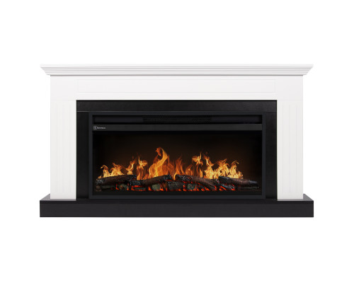Каминокомплект: Очаг Electrolux EFP/P-3620LS, портал Retto 36 белый, р/в