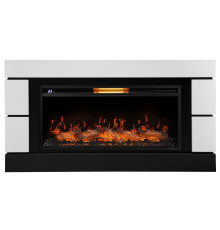 Каминокомплект: Очаг Electrolux EFP/P-4220LS, портал Moderno 42/40/36, белый, р/в