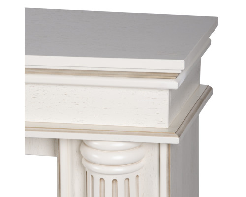 Каминокомплект: Очаг Electrolux EFP/P-4220LS, портал Olympia 42/40/36, сл. кость с зол. патиной