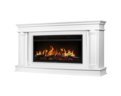 Каминокомплект: Очаг Electrolux EFP/P-4220LS, портал Olympia 42/40/36, белый