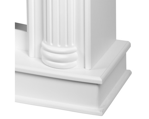 Каминокомплект: Очаг Electrolux EFP/P-4220LS, портал Olympia 42/40/36, белый