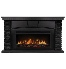 Каминокомплект: Очаг Electrolux EFP/P-4220LS, портал Porto 42/40/36 камень чер. шп. венге