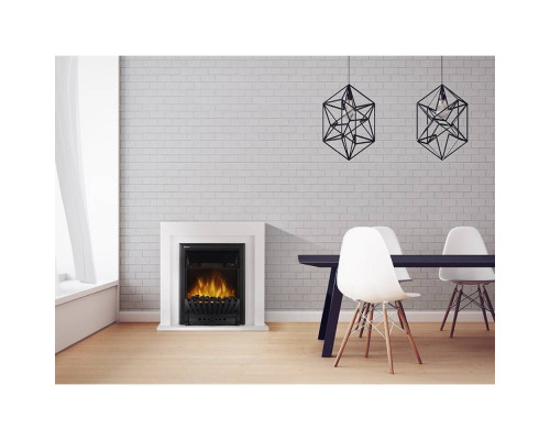 Каминокомплект:Очаг Electrolux EFP/P-1020LS, портал Simple Classic белый мрамор Каминокомплект:Очаг Electrolux EFP/P-1020LS, портал Simple Classic белый мрамор