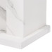 Каминокомплект:Очаг Electrolux EFP/P-1020LS, портал Simple Classic белый мрамор
