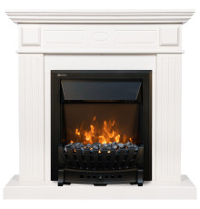 Каминокомплект Firelight: Очаг Classic EFP/P-1020LS, портал Bianco Classic шпон белёный дуб