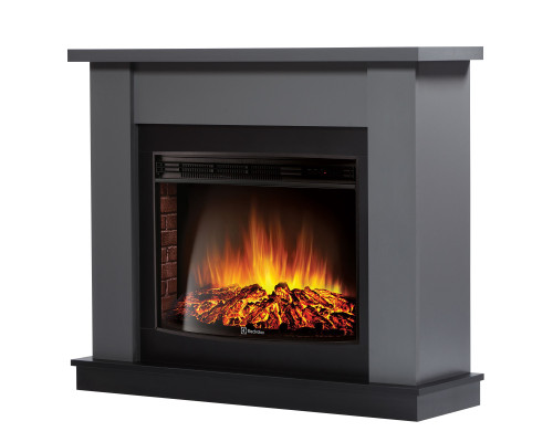 Каминокомплект Firelight: Очаг EFP/P-2520LS N, портал Canto 25 графит
