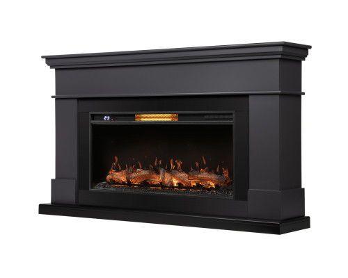 Каминокомплект: Очаг Royal Thermo Aurora RTFP/P-AR40LS, портал California 40, графит