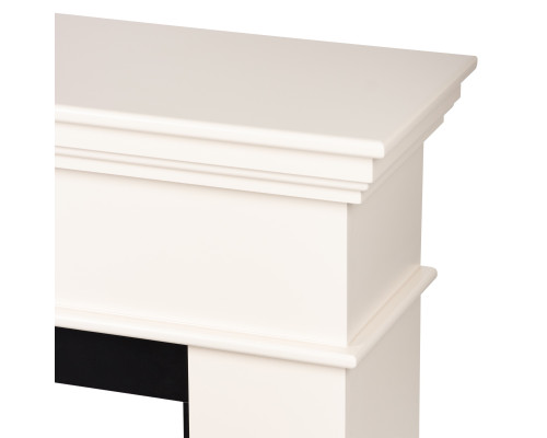 Каминокомплект: Очаг Royal Thermo Aurora RTFP/P-AR40LS, портал California 42/40/36, молочный