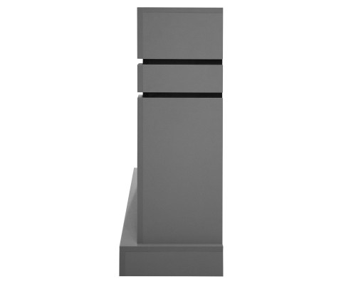 Каминокомплект: Очаг Royal Thermo Aurora RTFP/P-AR40LS, портал Lindos 42/40/36, светло-серый, р/в