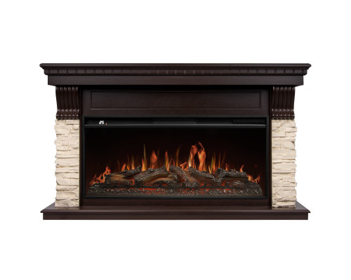 Каминокомплект: Очаг Royal Thermo Aurora RTFP/P-AR40LS, портал Michigan 42/40/36, кам. мол., шп. тем Каминокомплект: Очаг Royal Thermo Aurora RTFP/P-AR40LS, портал Michigan 42/40/36, кам. мол., шп. тем