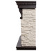 Каминокомплект: Очаг Royal Thermo Aurora RTFP/P-AR40LS, портал Michigan 40 камень мол., шпон т.дуб