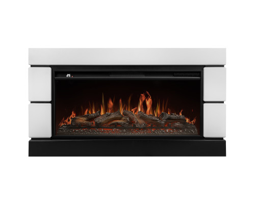 Каминокомплект: Очаг Royal Thermo Aurora RTFP/P-AR40LS, портал Moderno 42/40/36, белый