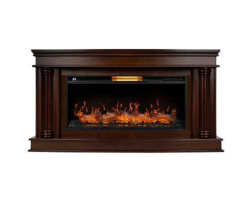 Каминокомплект: Очаг Royal Thermo Aurora RTFP/P-AR40LS, портал Olympia 42/40/36, канадский дуб