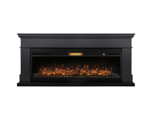 Каминокомплект: Очаг Royal Thermo Aurora RTFP/P-AR60LS, портал California 60 G, графит