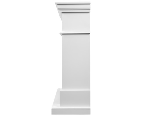 Каминокомплект: Очаг Royal Thermo Aurora RTFP/P-AR60LS, портал California 60 W, белый
