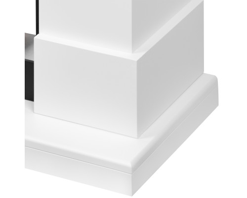 Каминокомплект: Очаг Royal Thermo Aurora RTFP/P-AR60LS, портал California 60 W, белый