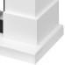 Каминокомплект: Очаг Royal Thermo Aurora RTFP/P-AR60LS, портал California 60 W, белый