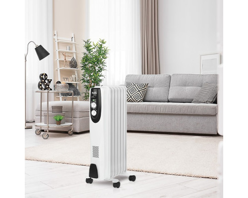 Масляный радиатор Ballu Classic BOH/CL-07WRN 1500 (7 секций)