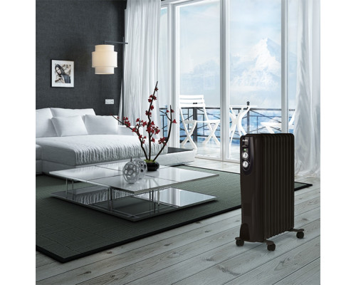 Масляный радиатор Ballu Classic black BOH/CL-11BRN 2200 (11 секций) Масляный радиатор Ballu Classic black BOH/CL-11BRN 2200 (11 секций)