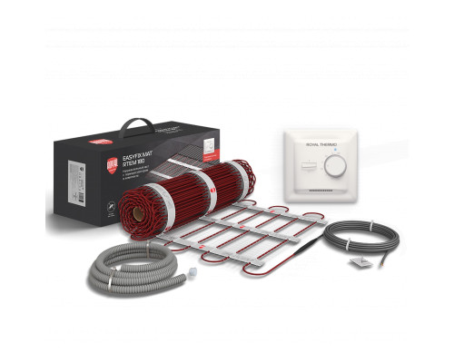 Комплект теплого пола Royal Thermo EasyFix Mat RTEM 2-180-4 с терморегулятором Basic Комплект теплого пола Royal Thermo EasyFix Mat RTEM 2-180-4 с терморегулятором Basic