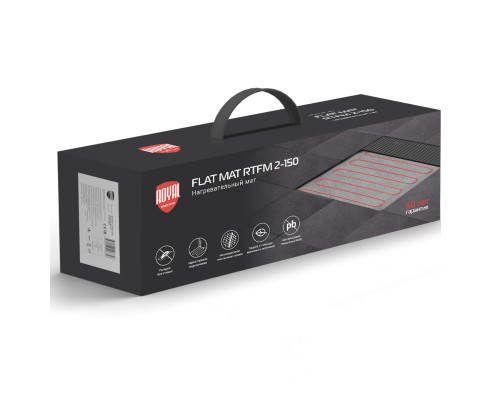 Мат нагревательный Royal Thermo Flat Mat RTFM 2-150-10 с терморегулятором RTS-16
