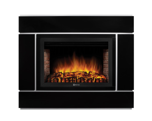 Портал Firelight Bricks Wood Classic камень темный, шпон венге Портал Firelight Bricks Wood Classic камень темный, шпон венге