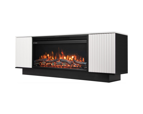 Портал Firelight Como 36 белый, черный, р/в