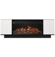 Портал Firelight Como 36 белый, черный, р/в