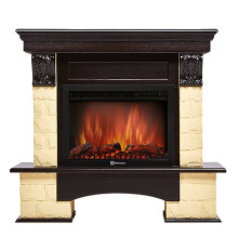 Портал Firelight Forte 25S камень бежевый, шпон венге