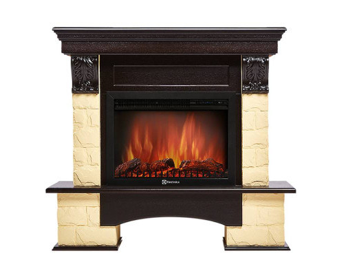 Портал Firelight Forte 25S камень бежевый, шпон венге Портал Firelight Forte 25S камень бежевый, шпон венге