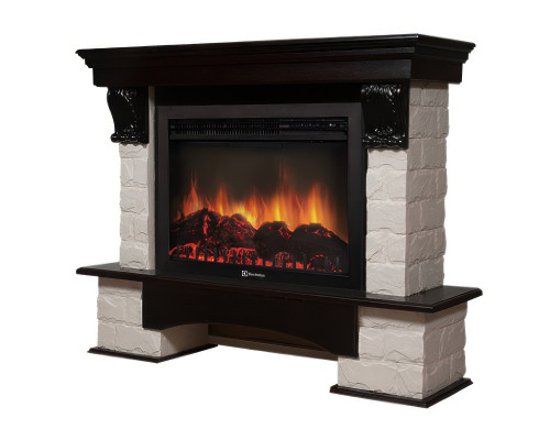 Портал Firelight Forte 30S камень белый, шпон венге Портал Firelight Forte 30S камень белый, шпон венге