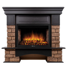 Портал Firelight Forte Wood 25 камень темный, шпон венге
