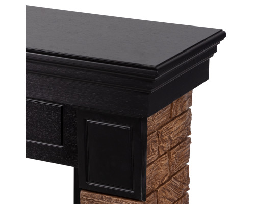 Портал Firelight Forte Wood 25 камень темный, шпон венге Портал Firelight Forte Wood 25 камень темный, шпон венге